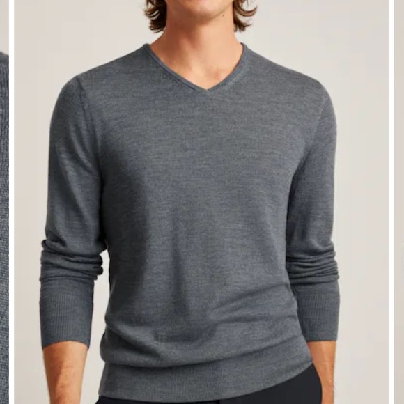 Bonobos Men's Standard Fit Merino Wool V-neck Sweater - Picture 2 of 11